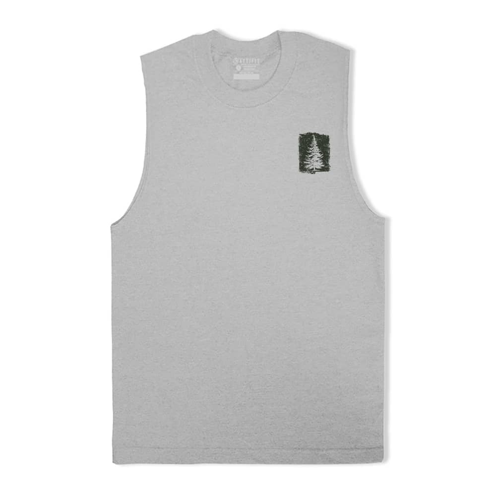 Pine Tree Silhouette Tank Top