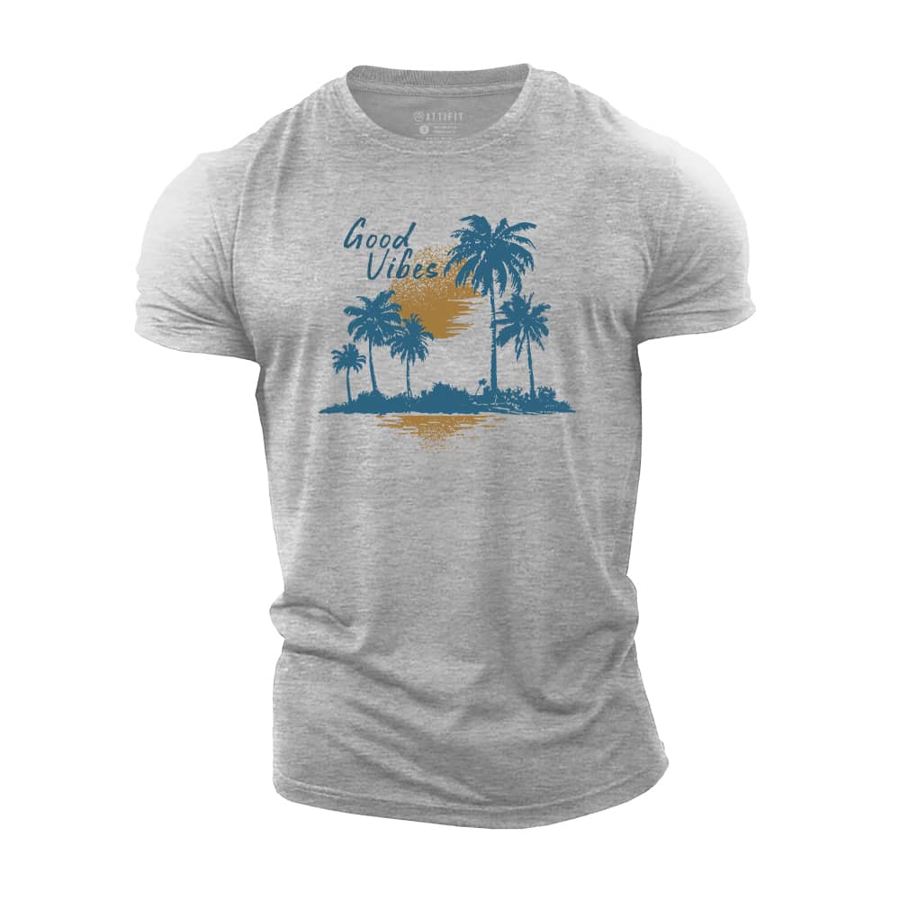 Good Vibes Palm Cotton T-Shirt