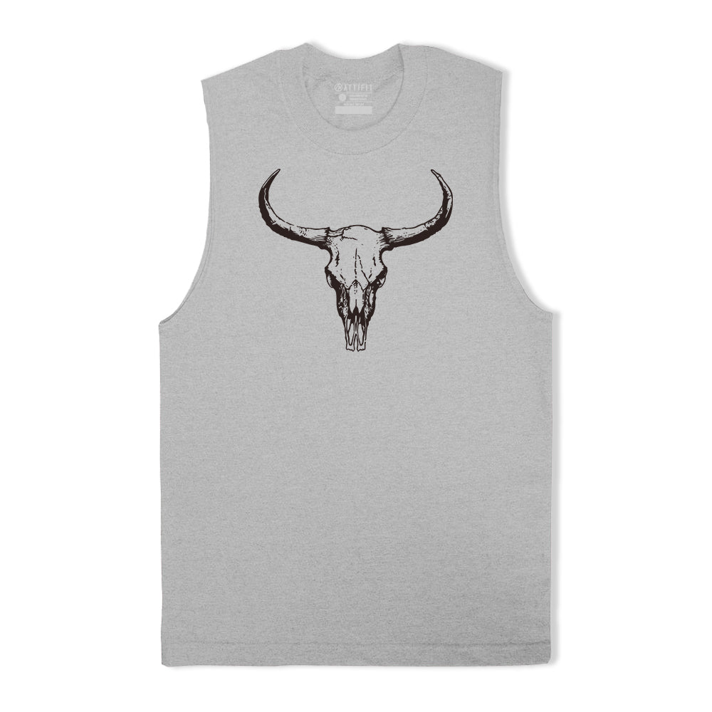 Bull Skull Tank Top