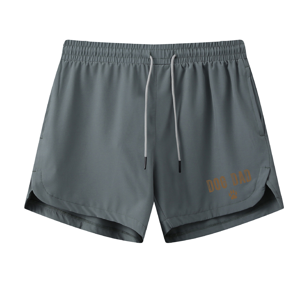Dog Dad Athletic Quick-Dry Shorts