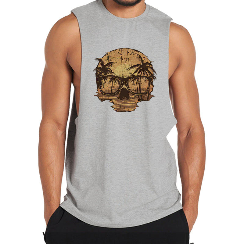Skull Sunset Tank Top