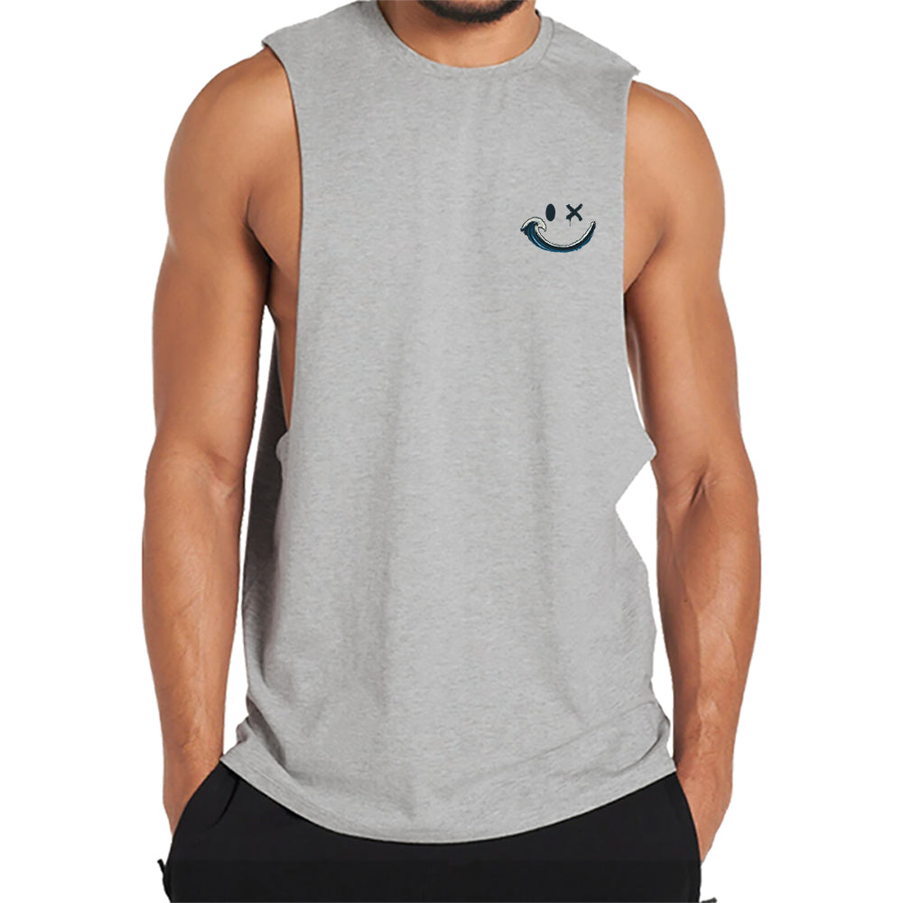Smiley Wave Palm Tank Top