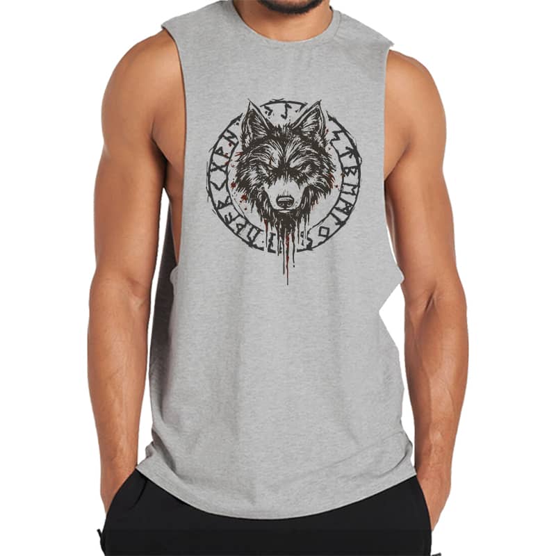 Norse Wolf Tank Top