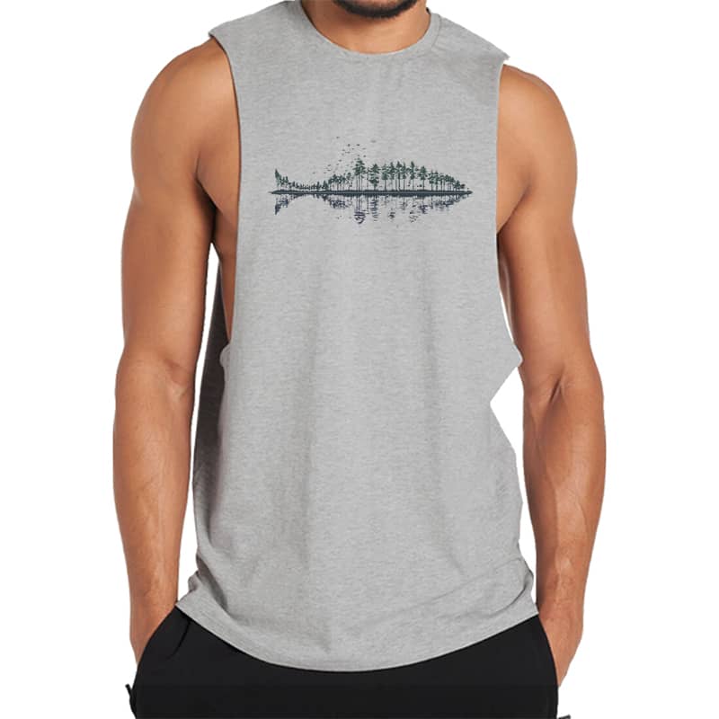 Fish Of The Forest Tank Top