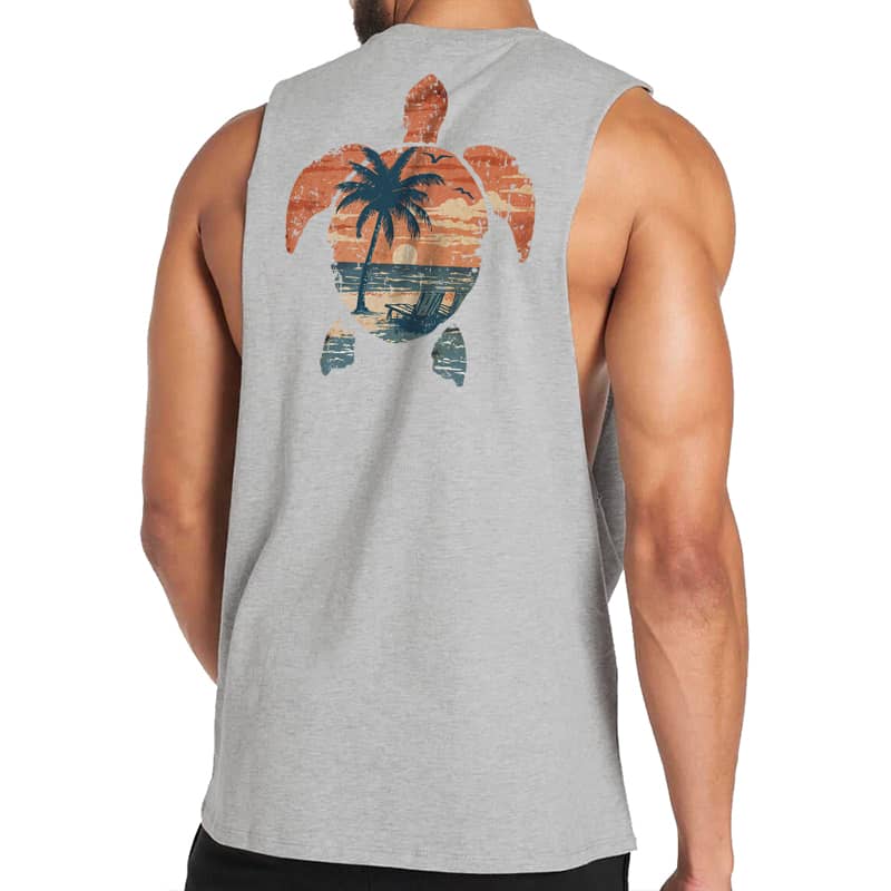 Colorful Turtle Tank Top