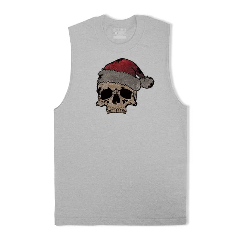 Christmas Skull Tank Top