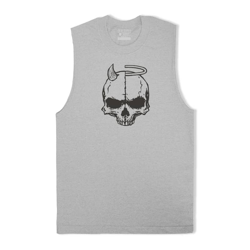 Devil Angel Skull Tank Top