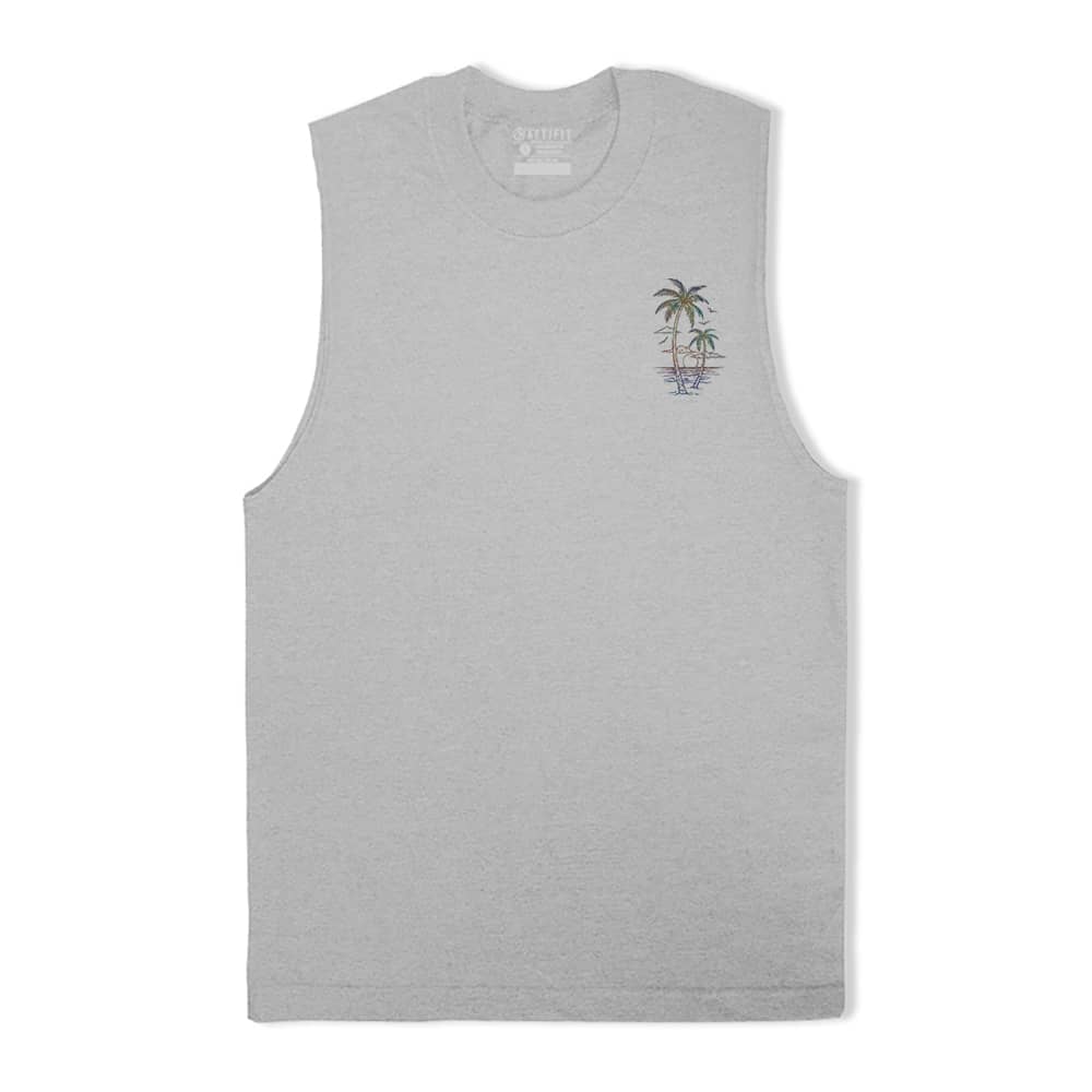 Vibrant Palm Scene Tank Top