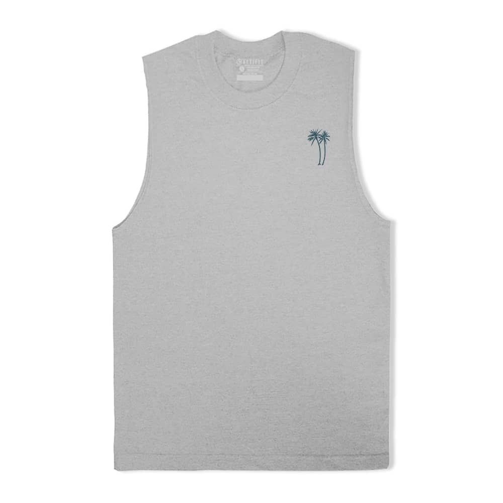 Ocean Wave Palm Tank Top