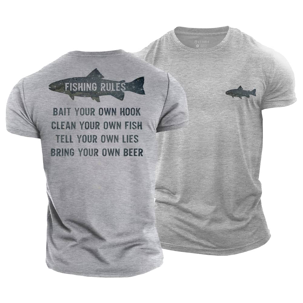 Fishing Rules Cotton T-Shirt