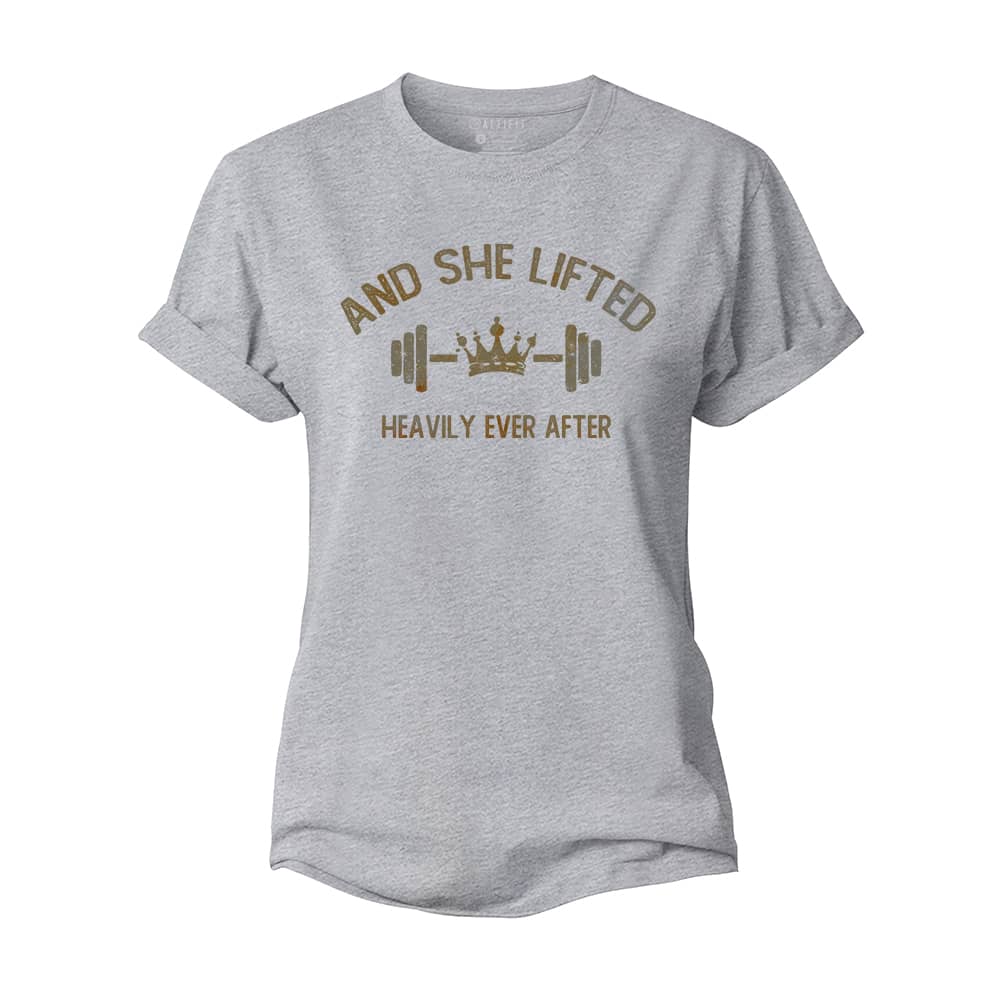 She Lifted Heavily Women's Cotton T-Shirt