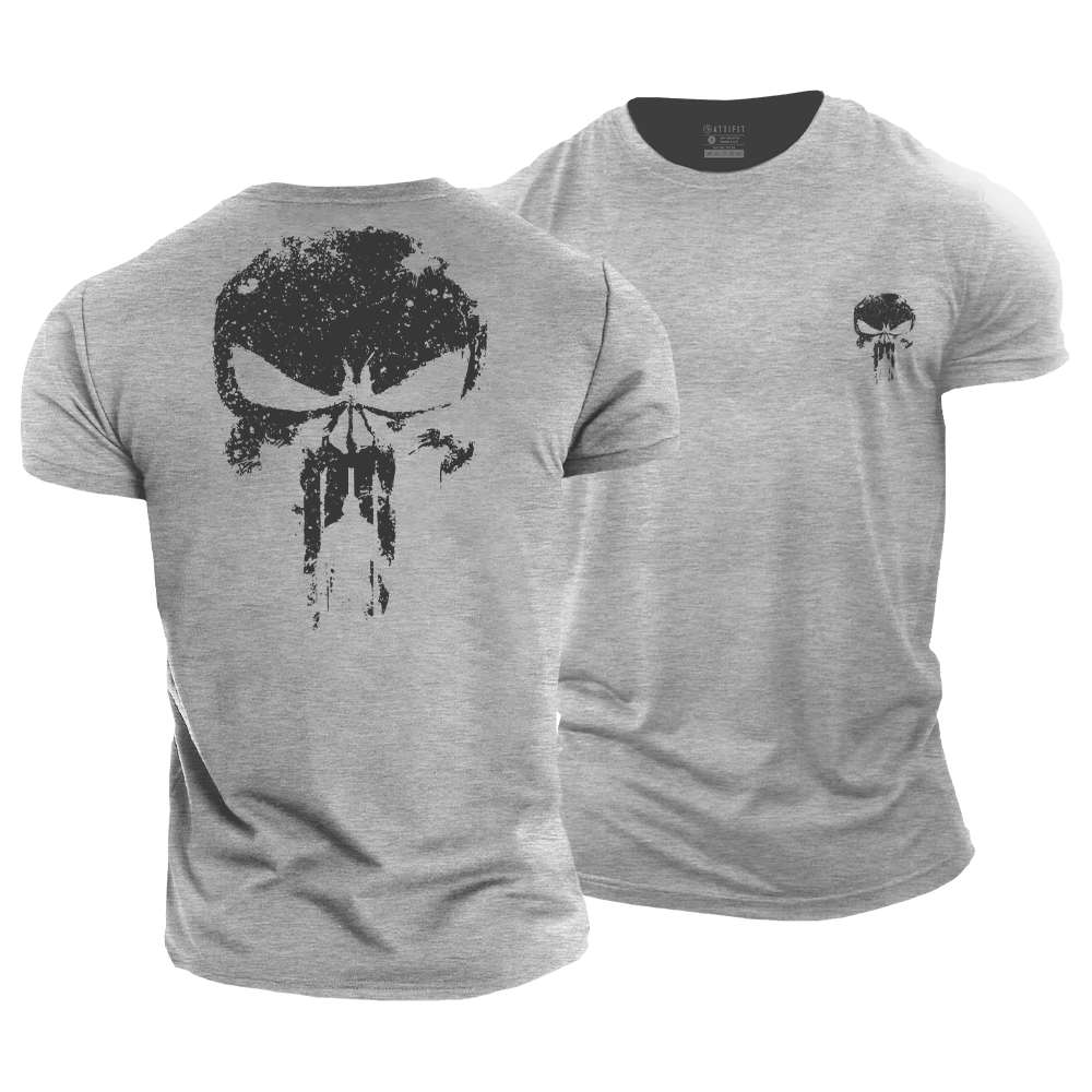 Skull Warrior Cotton T-Shirt