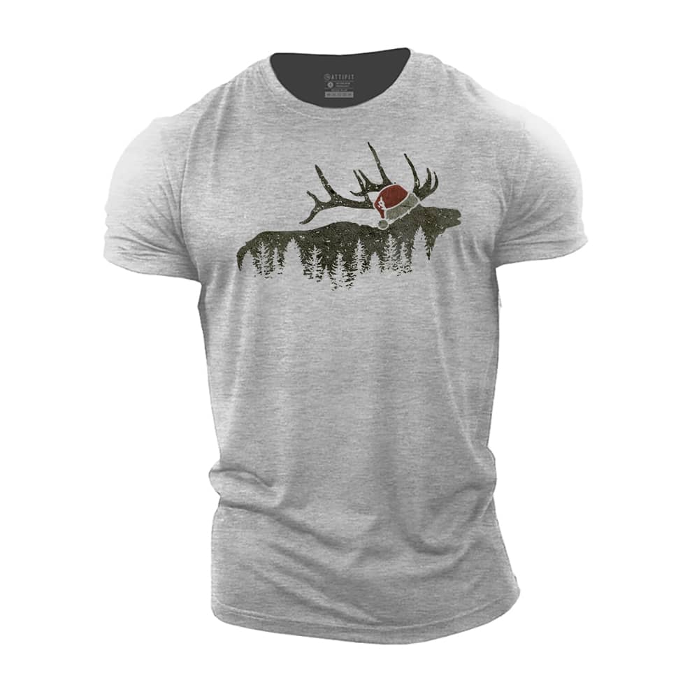 Christmas Wildlife Cotton T-Shirt