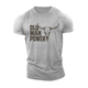 Old Man Power Cotton T-Shirt