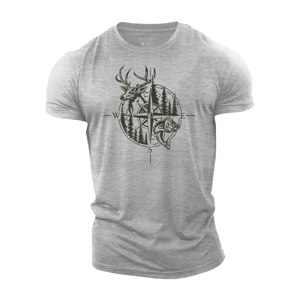 Hunt Compass Cotton T-Shirt