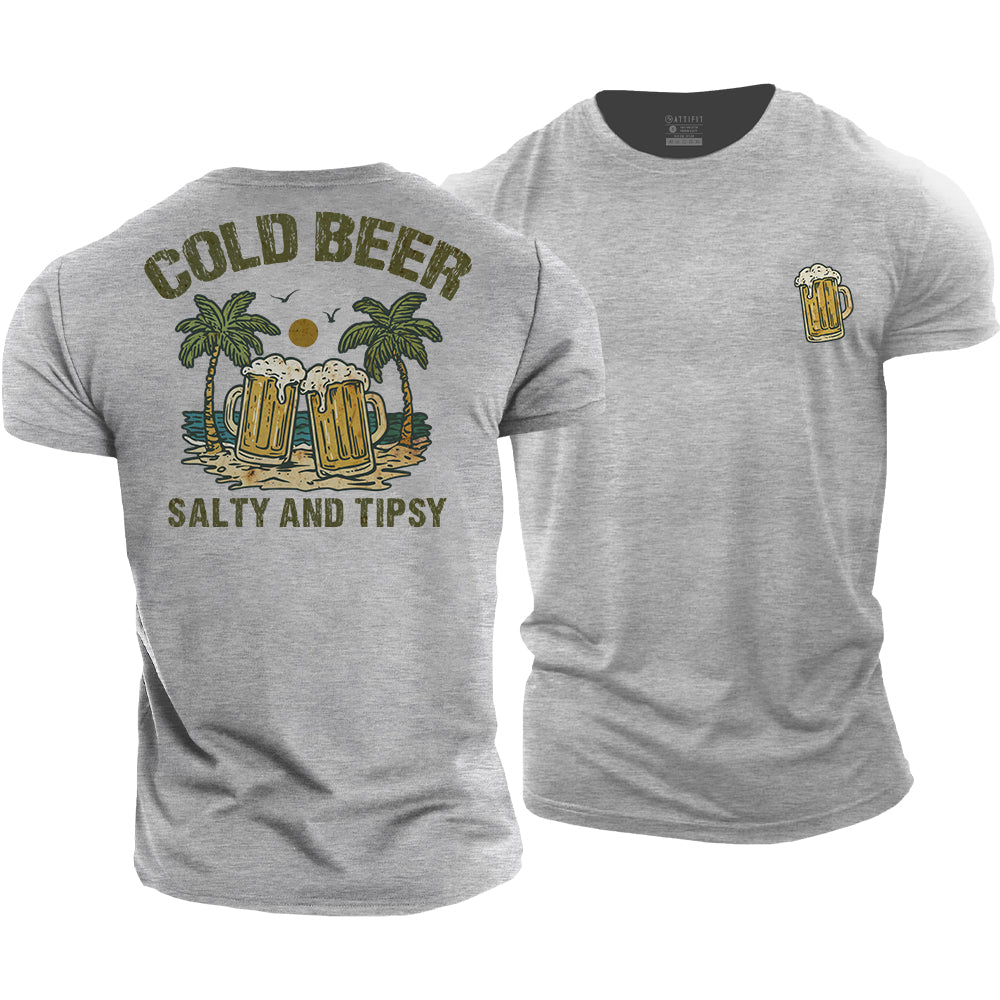 Salty And Tipsy Cotton T-Shirt