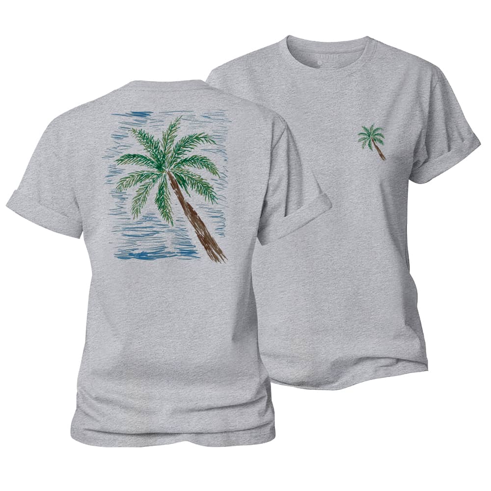 Sketch Palm Women's Cotton T-Shirt