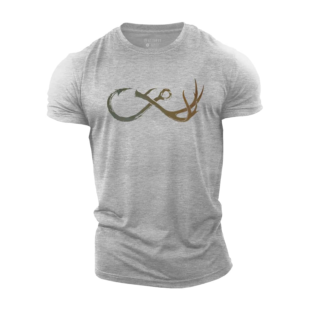 Forever Hunting Fishing Cotton T-Shirt