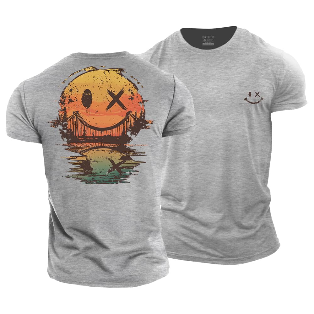 Smiley Lake Cotton T-Shirt