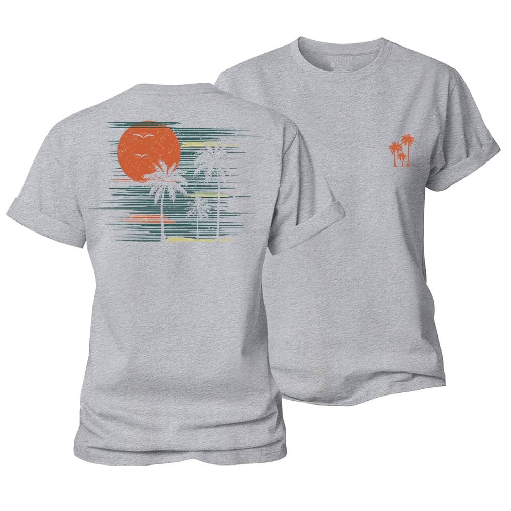 Sunset Palm Women's Cotton T-Shirt