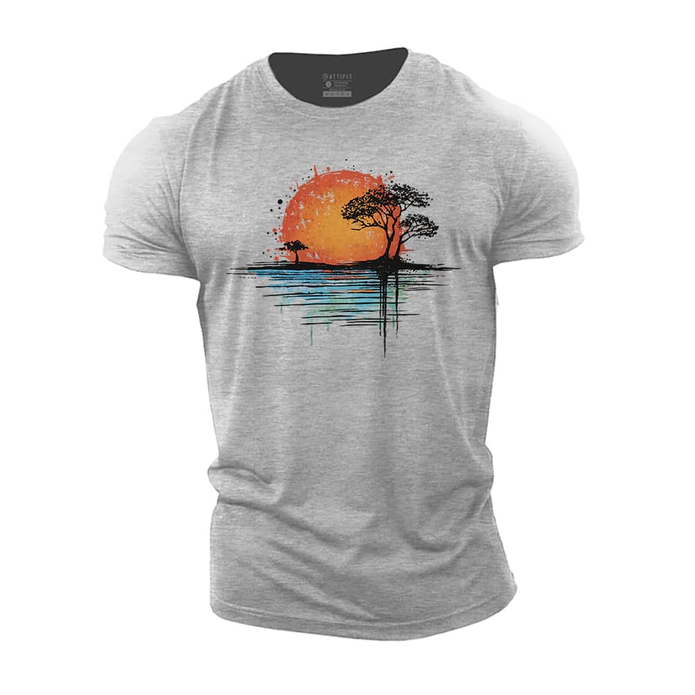 Twilight Reflections Cotton T-Shirt