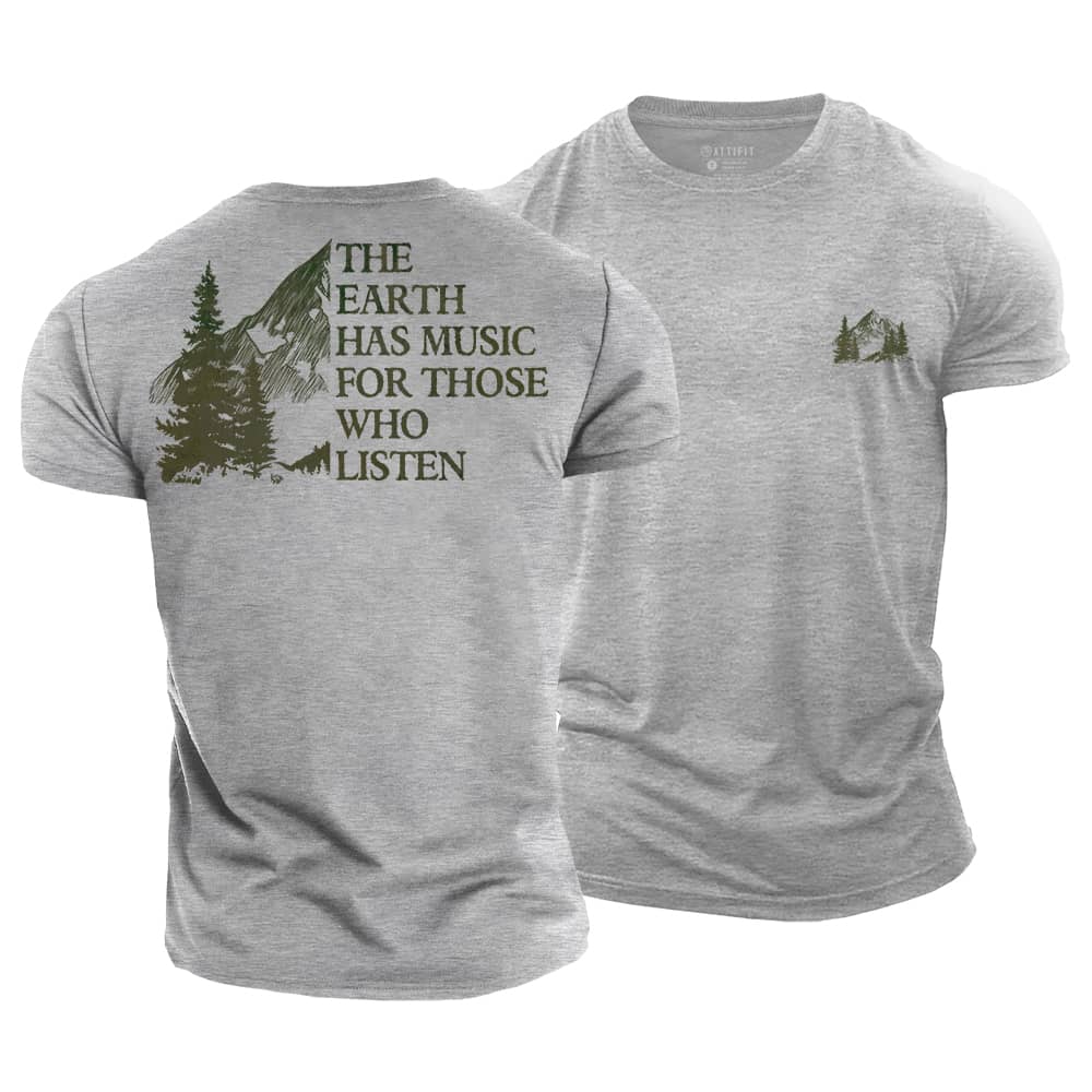 Earth Music Cotton T-Shirt