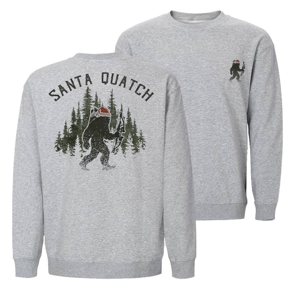 Santa Quatch Crewneck Sweatshirt
