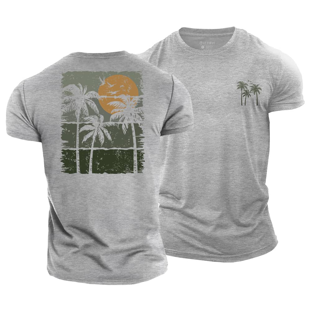 Fresh Palm Tree Cotton T-Shirt