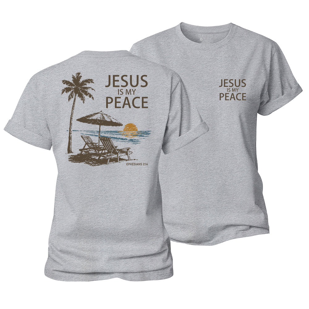 Jesus Is My Peace Women's Cotton T-Shirt