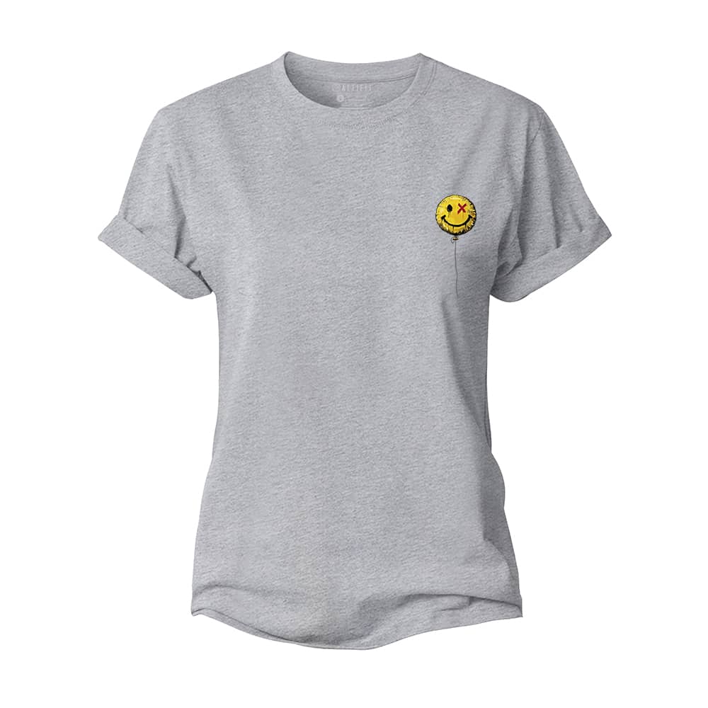 Mini Smiley Ballon Women's Cotton T-Shirt