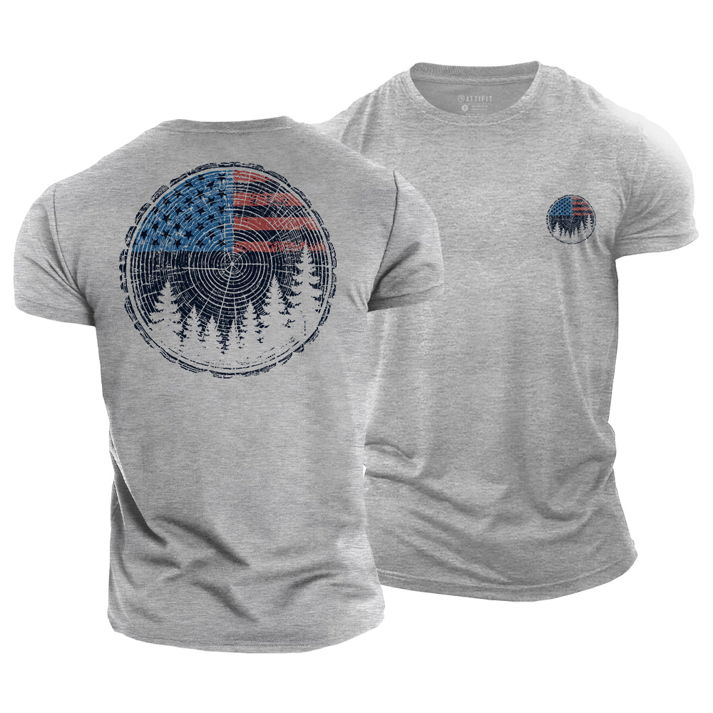 Rings of Freedom Cotton T-Shirt
