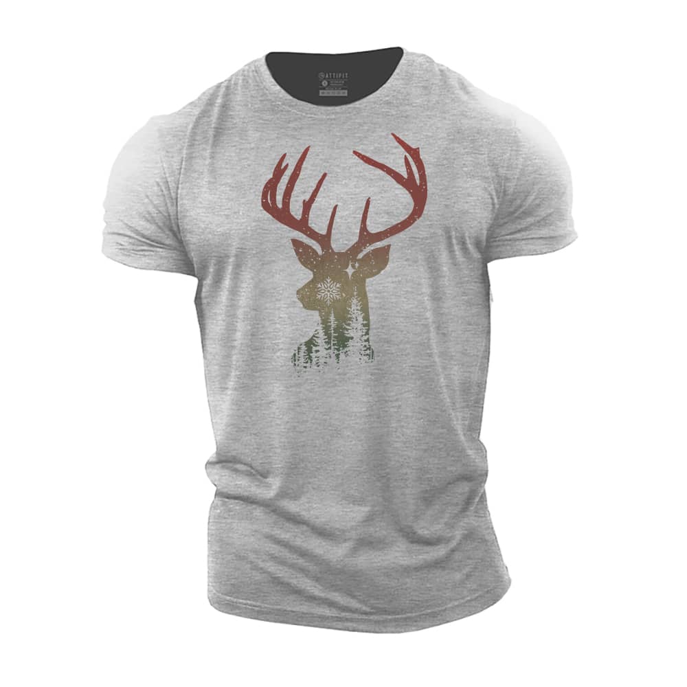 Christmas Forest Cotton T-Shirt