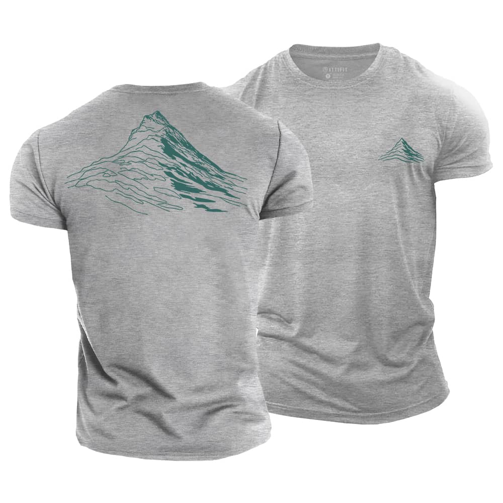 Ridge Lines Cotton T-Shirt