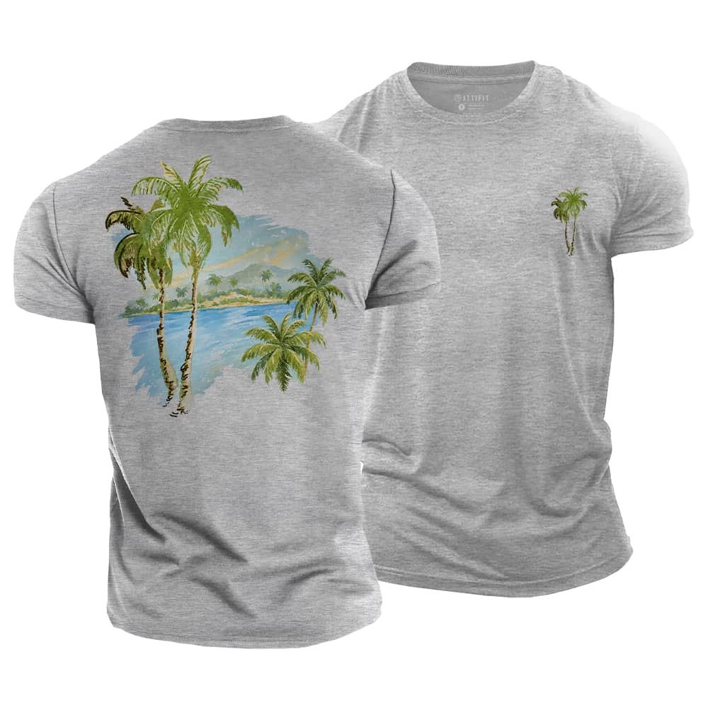 Island Brush Cotton T-Shirt