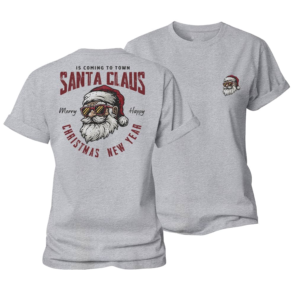 Santa Claus Is Coming Women's Cotton T-Shirt