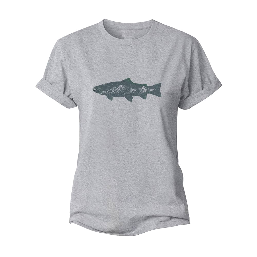Fish Mountain Women's Cotton T-Shirt