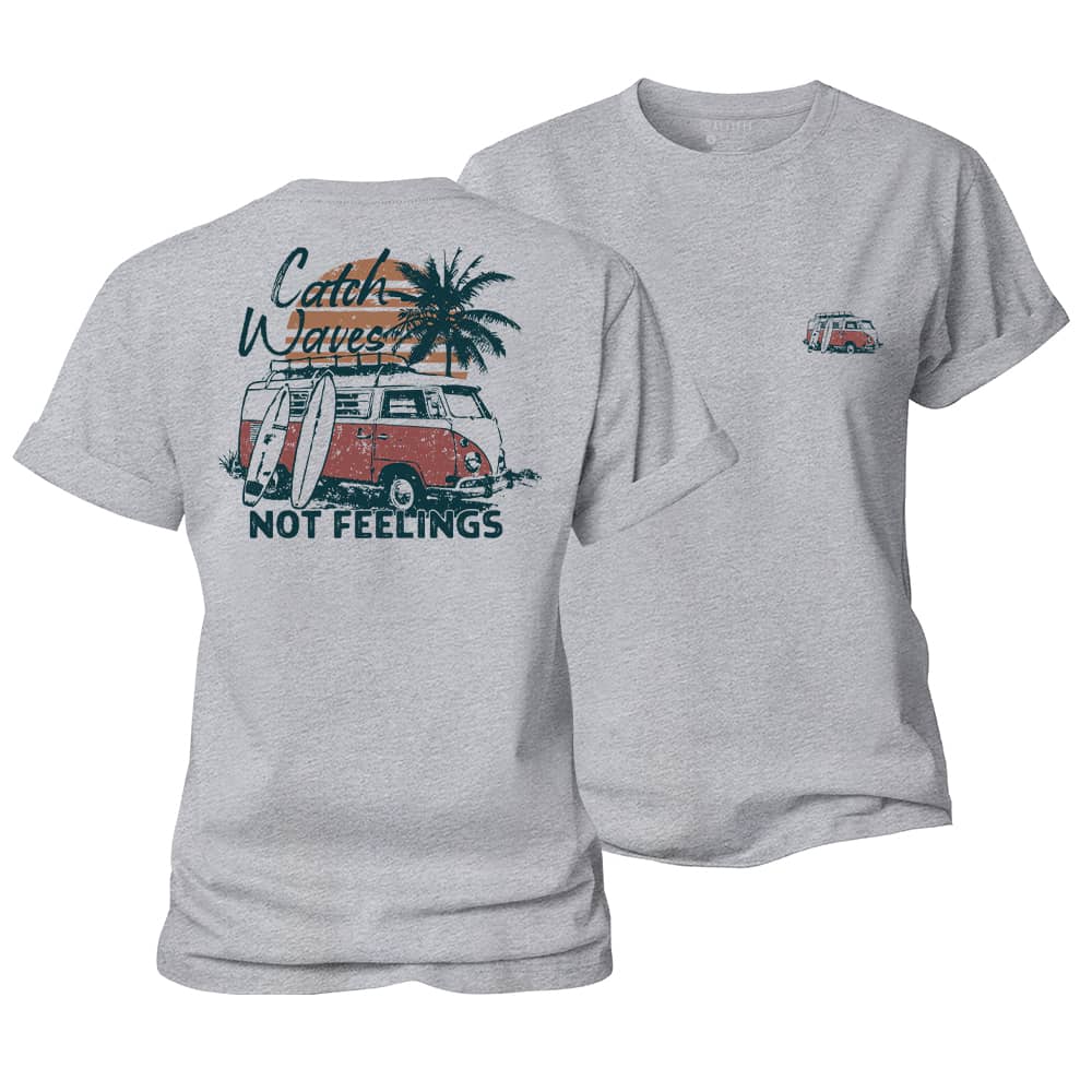 Catch Waves Women's Cotton T-Shirt