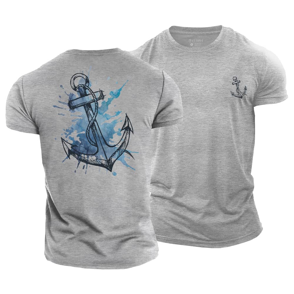 Anchor Splash Cotton T-Shirt