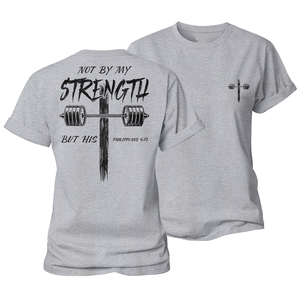 Not by My Strength but His Women's Cotton T-Shirt