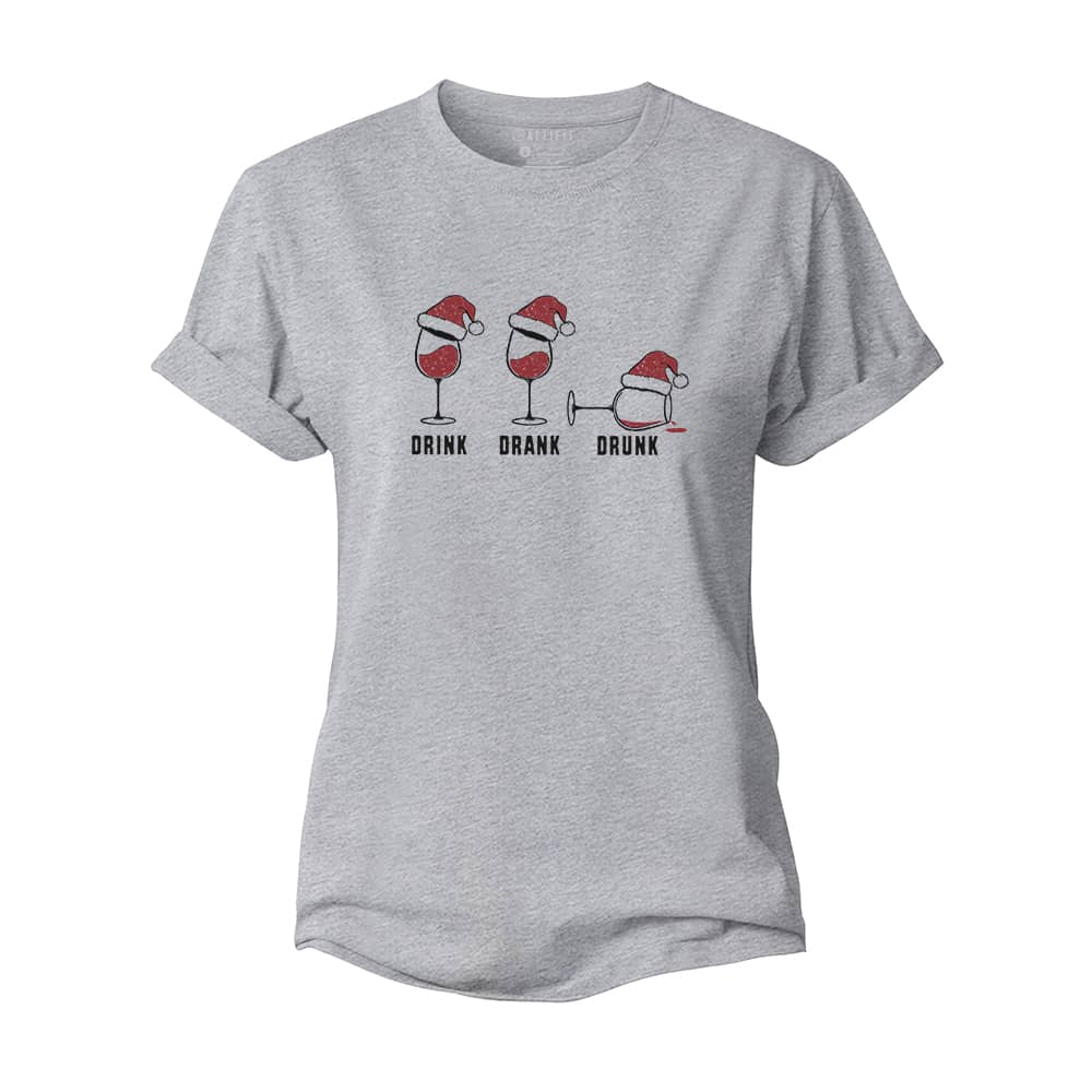 Drink Drank Drunk Women's Cotton T-Shirt