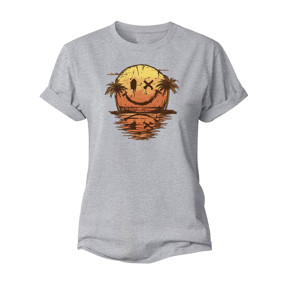 Smiley Sea Women's Cotton T-Shirt