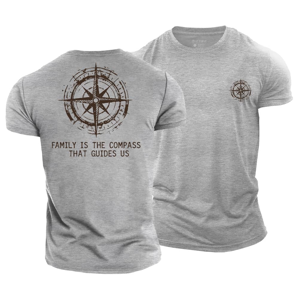 Family Is Compass Cotton T-Shirt