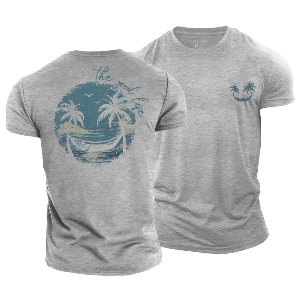 Good Life Smiley Cotton T-Shirt