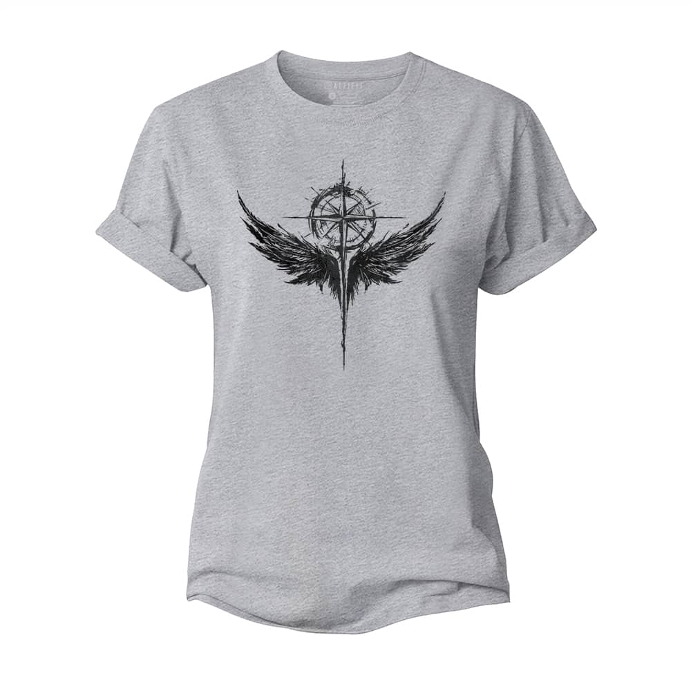 Wings Compass Women's Cotton T-Shirt