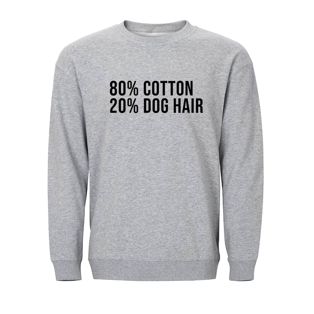 Cotton And Dog Hair Crewneck Sweatshirt