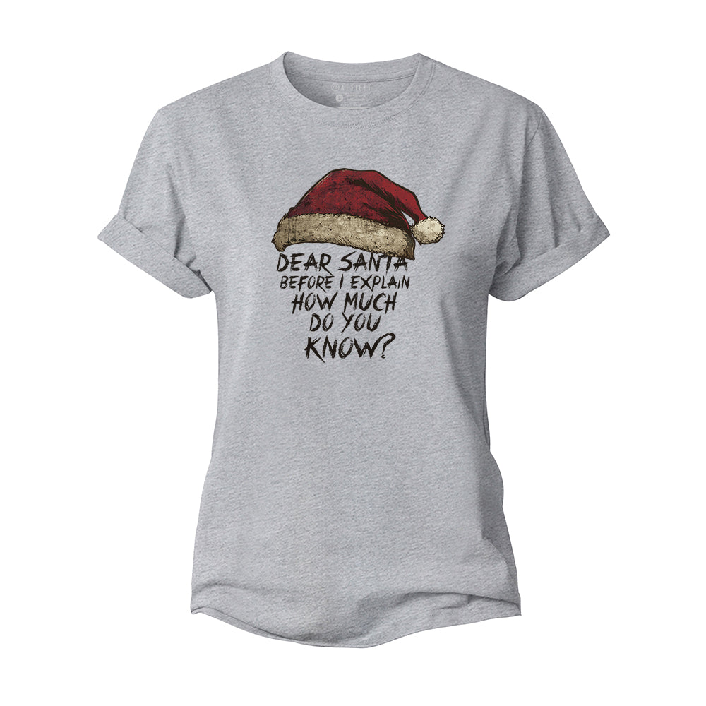Dear Santa Women's Cotton T-Shirt