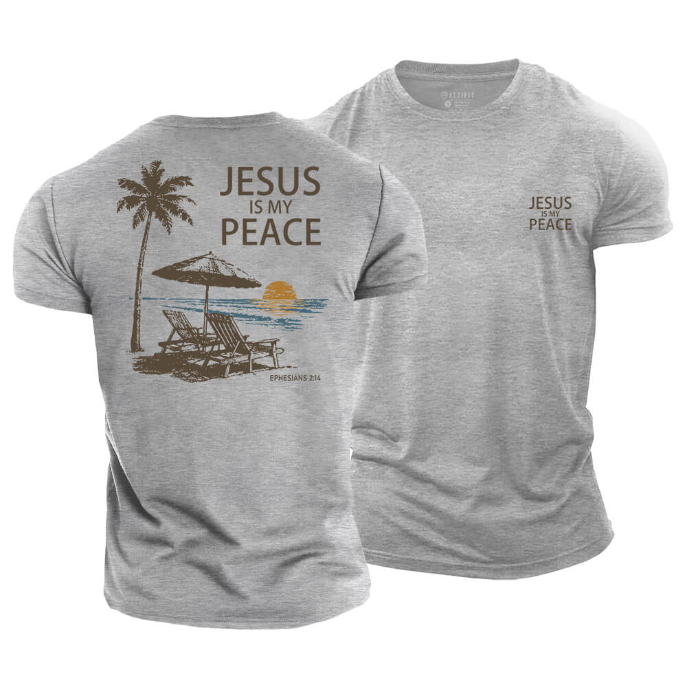 Jesus Is My Peace Cotton T-Shirt