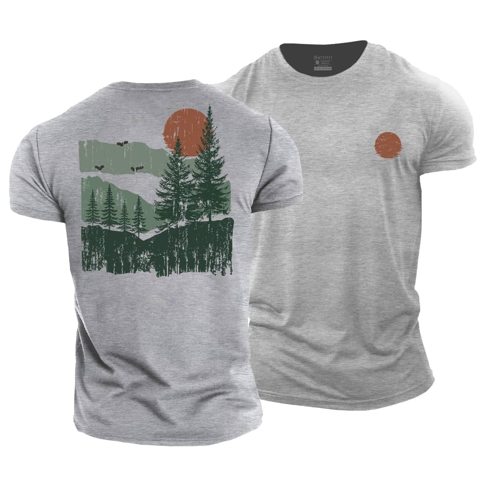 Mountain Dawn Cotton T-Shirt