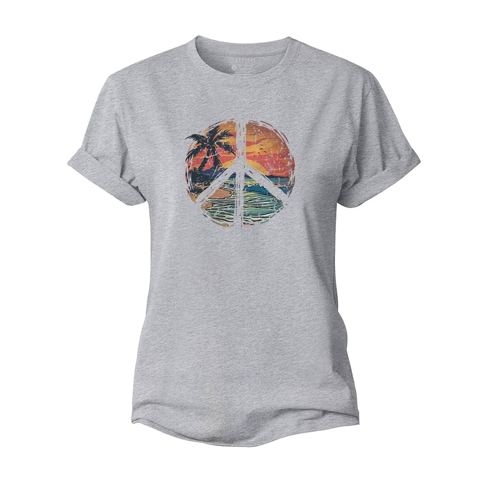 Peaceful Sea Women's Cotton T-Shirt