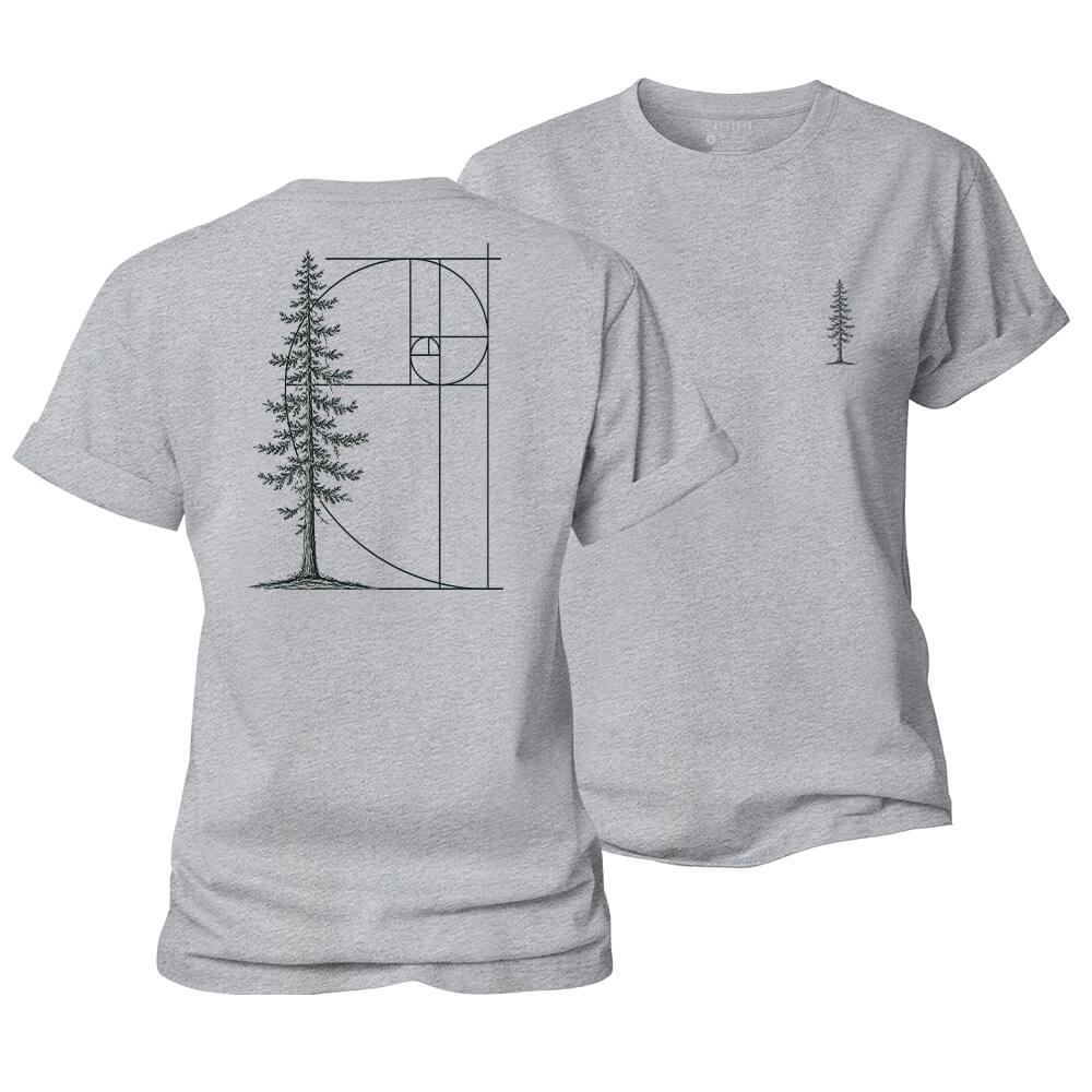 Golden Ratio Pine Women's Cotton T-Shirt